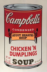 Campbell's Soup II (Chicken 'N Dumplings) by Andy Warhol contemporary artwork print