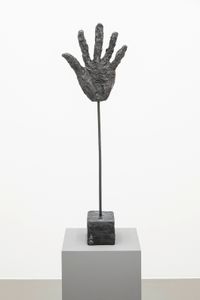 My left hand (from the series Atlas of the World) by Andrew Lord contemporary artwork sculpture