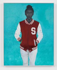 Varsity Girl by Amy Sherald contemporary artwork painting