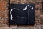 A black horse by Andrew Sim contemporary artwork 2