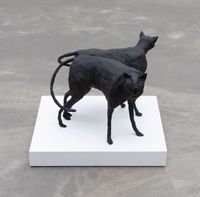 Cats V by Hannah Fitz contemporary artwork sculpture