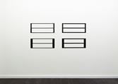 Reflective Editor, Set of Four:  Two Horizontal Rectangular Holes, Parallel Pattern, Horizontal Division by Douglas Allsop contemporary artwork 1
