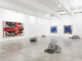 Exhibition view: Maia Ruth Lee, The skin of the earth is seamless, Tina Kim Gallery, New York (6 April–6 May 2023). Courtesy Tina Kim Gallery. 