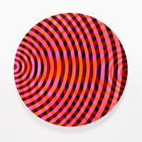 Circular sonic fragment no. 4 by John Aslanidis contemporary artwork painting, works on paper