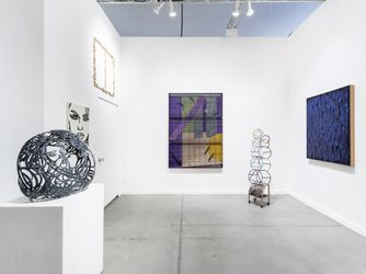 Exhibtiion view: Tina Kim Gallery, Frieze New York, The Shed (17–21 May 2023). Courtesy Tina Kim Gallery. Photo: Charles Roussel.