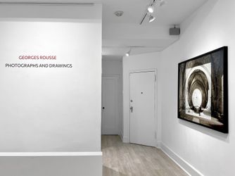 Exhibition view: Georges Rousse, Photographs and Drawings, Sous Les Etoiles Gallery, New York (30 April–22 July 2022). Courtesy Sous Les Etoiles Gallery. 