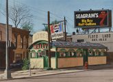 Wally's Diner by John Baeder contemporary artwork 1