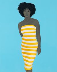 There is no charm equal to tenderness of heart by Amy Sherald contemporary artwork painting