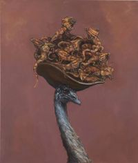 Emu Lounge by Joanna Braithwaite contemporary artwork painting