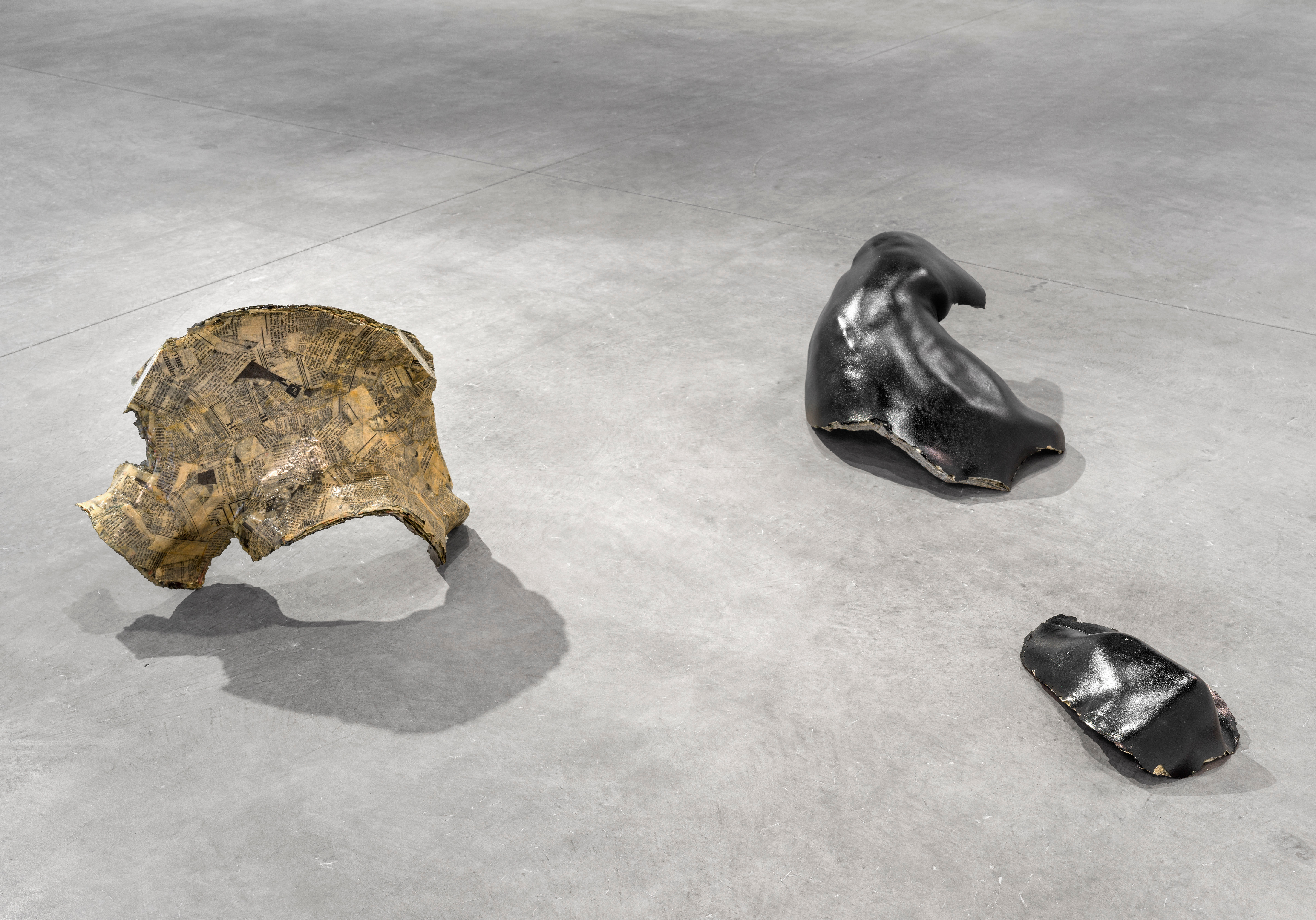 Gustav's Wing, 2013 by Danh Vō, Papier mache, cochineal-dyed woolen rug ...