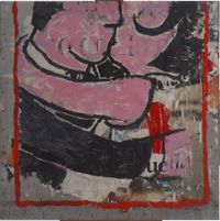 Il Bacio al Parco (The Kiss in the Park) by Mimmo Rotella contemporary artwork painting, works on paper, photography, print