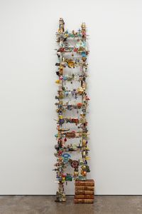 Keychains and Snowstorms (for Grant Lingard) by Ruth Watson contemporary artwork sculpture