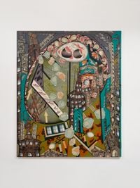 Sparkling City With Egg Monuments #8 by Lari Pittman contemporary artwork painting, works on paper, sculpture