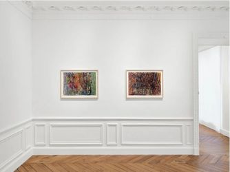 Exhibition view: Alia Ahmad, Terhal Gheim / ترحال غيم(The voyage of clouds), White Cube, Paris (6 March–18 May 2024). Courtesy White Cube.
