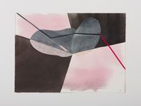 Sleeping Dogs Drawing #3 by Alison Wilding contemporary artwork painting, works on paper
