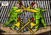BATTLE ROAD by Gilbert & George contemporary artwork mixed media