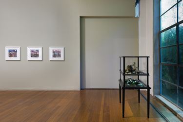 Installation view, Fiona Hall: Afraid Cascade, Roslyn Oxley9 Gallery, Sydney (6–28 March 2020). photo: Luis Power
