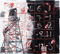 Counting For Nothing 4 by Fiona Hall contemporary artwork painting