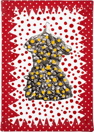 Dress (A) by Yayoi Kusama contemporary artwork painting, works on paper