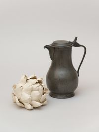Artichoke with Pitcher by Kaori Tatebayashi contemporary artwork sculpture, ceramics