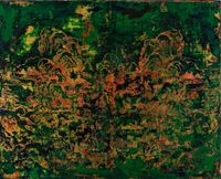 Landscape of Verdure 碧金山水 by Su Meng-Hung contemporary artwork painting