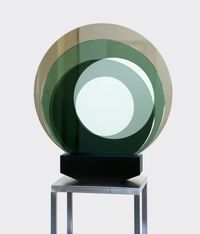 Untitled (grey, green) by Consuelo Cavaniglia contemporary artwork sculpture