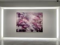 振動する風景的画面 I (Landscape-Like Surface Vibrates I) by Matsumoto Yoko contemporary artwork painting, works on paper