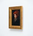 Self-Portraits through Art History (Van Eyck in  a Red Turban) by Morimura Yasumasa contemporary artwork 2