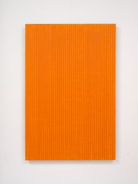 Digit Painting - deep over light orange by Noel Ivanoff contemporary artwork painting, works on paper, sculpture
