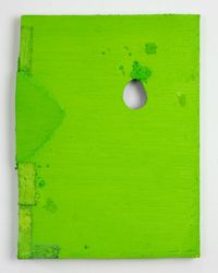 Untitled (Lime Green) by Louise Gresswell contemporary artwork painting, works on paper