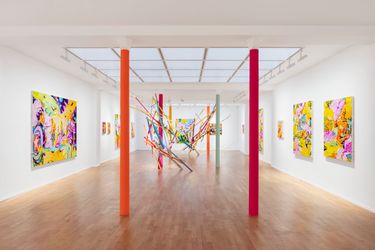 Contemporary art exhibition, Norbert Bisky, Utopianistas at Templon, 30 rue Beaubourg, Paris, France