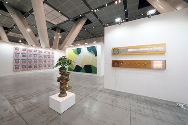 Installation view, artwork, left to right: Tammi Campbell, Tomohito Ushiro, Takuro Tamura, Satoru Tamura
