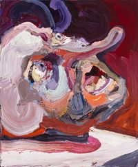 Self Portrait with mirror No. 3 by Ben Quilty contemporary artwork painting