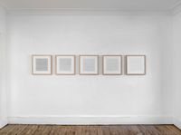 Five White Drawings by David Connearn contemporary artwork works on paper, drawing