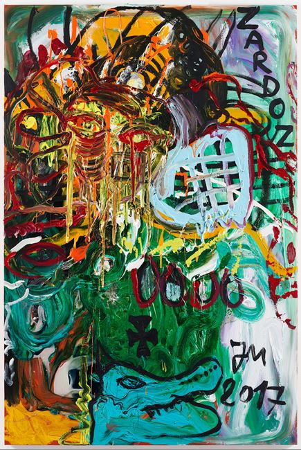 "KROKODILL'S BLUBBGRILL..." by Jonathan Meese contemporary artwork