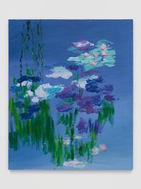 waterlilies in the sky by Monet by Karen Kilimnik contemporary artwork painting