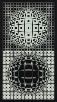 Canopus II by Victor Vasarely contemporary artwork painting