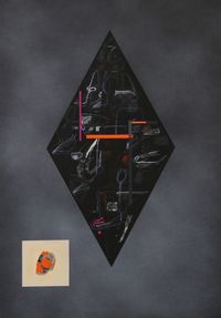 Diamond IV by Shane Cotton contemporary artwork painting