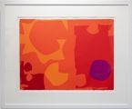 Six in Vermillion with Violet in Red by Patrick Heron contemporary artwork 1
