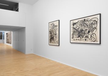 Exhibition view: Tobias Pils, 3 paintings 2 drawings 1 triptych, Eva Presenhuber, New York (11 September–24 October 2020). © Tobias Pils. Courtesy the artist and Galerie Eva Presenhuber, Zurich / New York. Photo: Matt Grubb.