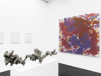 Exhibition view: Cheyney Thompson, 10M/1000 ML/10 L, Galerie Buchholz, Cologne (5 June–27 July 2013). Courtesy Galerie Buchholz.