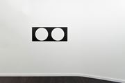 Two Round Holes, Square Pitch by Douglas Allsop contemporary artwork 1