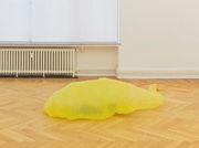 Ian Kiaer 'Endnote, yellow' Galerie Barbara Wien, Berlin 2020
