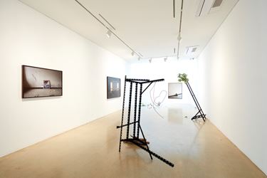 Exhibition view, Kyunghwan Kwon, Hyewon Keum, 'Sigh and Whistle', One and J. Gallery, Seoul. Courtesy One and J. Gallery, Seoul.