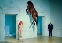 (after Cattelan) #3 by Miles Aldridge contemporary artwork photography