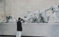 At the British Museum by Michael Zavros contemporary artwork painting