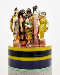 An Indian queue of sorts by Bharti Kher contemporary artwork sculpture