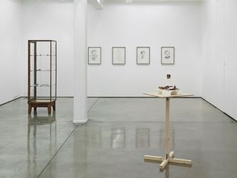 Group Exhibition curated by Michael Bracewell, Hounded by External Events, 2016, Exhibition view at Maureen Paley, London. Courtesy the Artists and Maureen Paley. © the Artists.