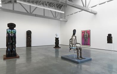 Exhibition view: Huma Bhabha, David Kordansky Gallery, Los Angeles, (25 January–14 March 2020). Courtesy David Kordansky Gallery. Photo: Jeff McLane.