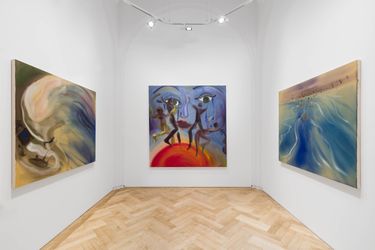 Exhibition view: Sophie von Hellermann, Out of Time, Pilar Corrias, Saville Row, London (1 September–24 October 2022). Courtesy Pilar Corrias.